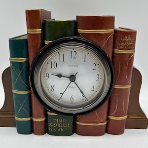 Seth Thomas Linden Mantel Book Clock Time Machine W10 - Etsy