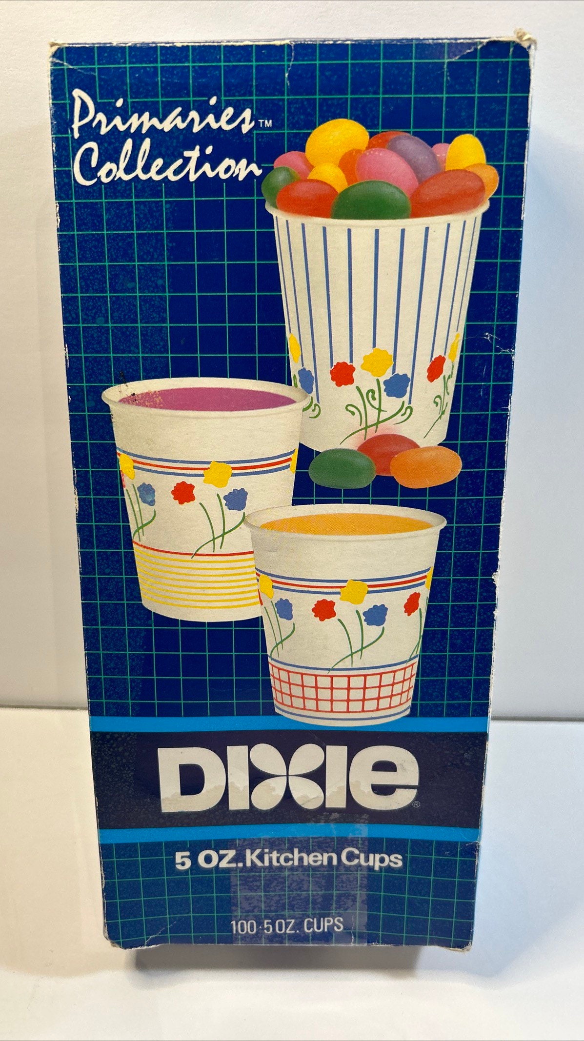 Vintage Dixie Cup Bathroom Kitchen Mini Cups Neon Rad Color Scheme Pink  Purple Yellow Mint Green Lot of 35 3 Oz Cold Cup 