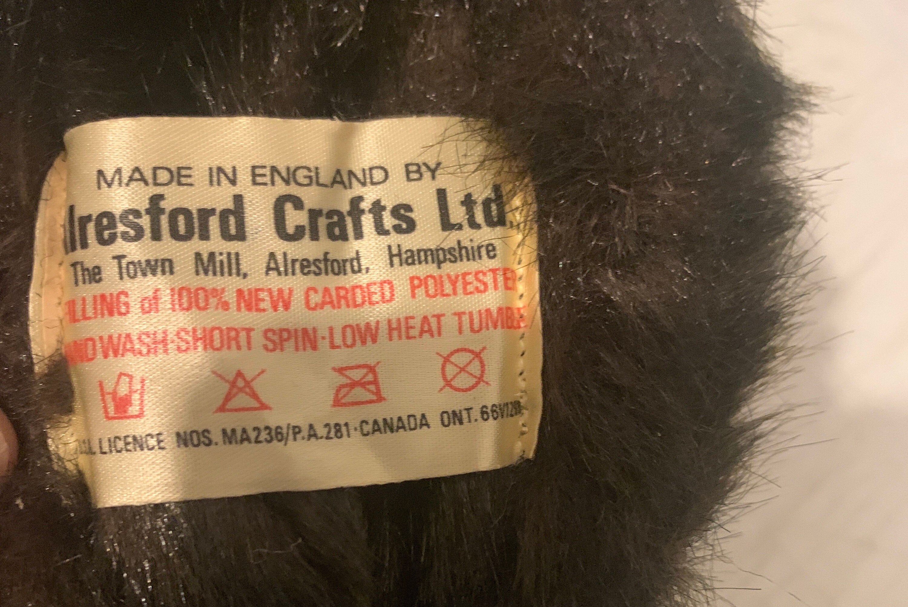 ヴィンテージ アルレスフォード クラフツ社製 カワウソ ぬいぐるみ