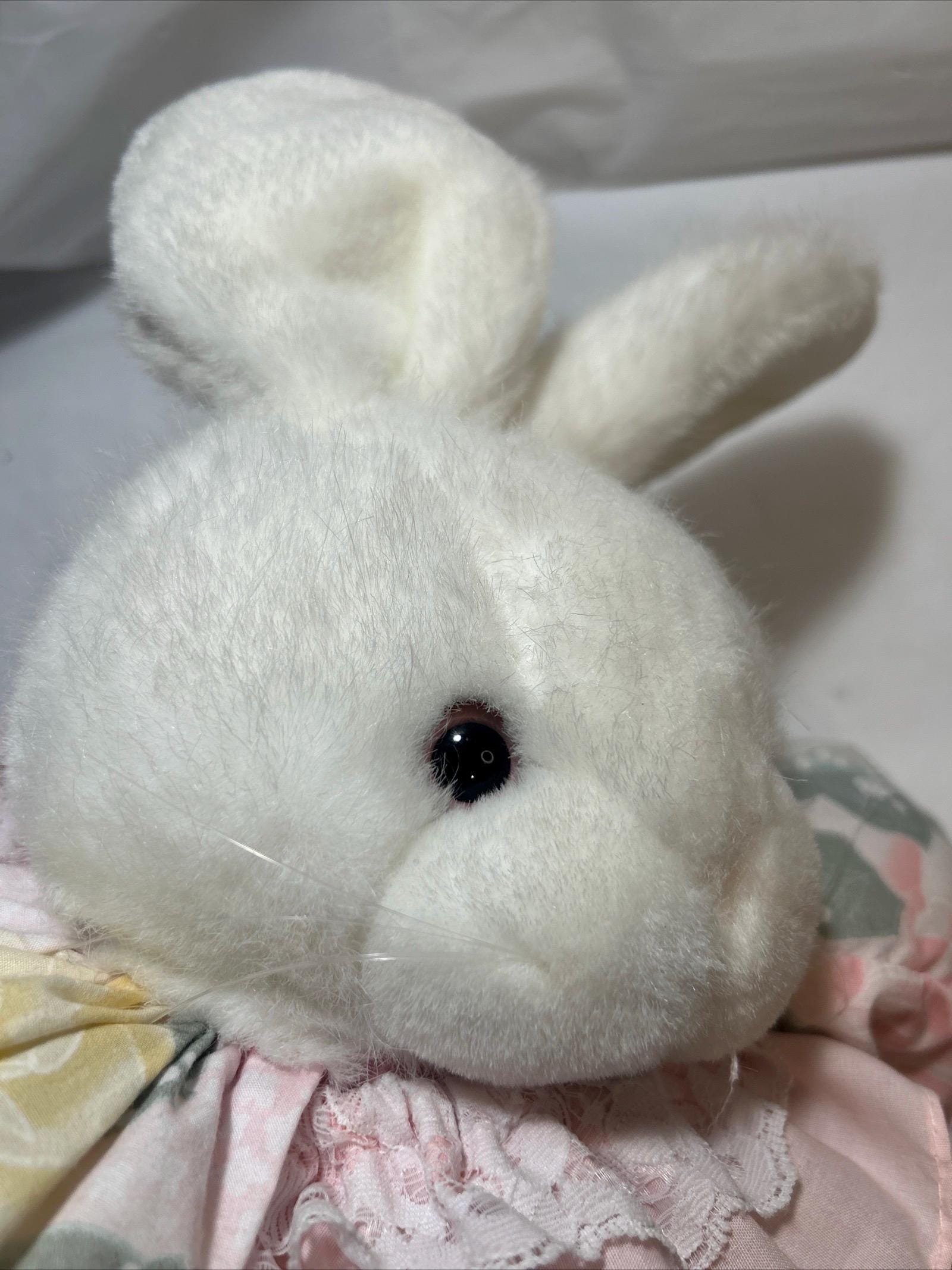 Plush Vintage Bunny 1993 the Summit Collection Pink Floral Outfit