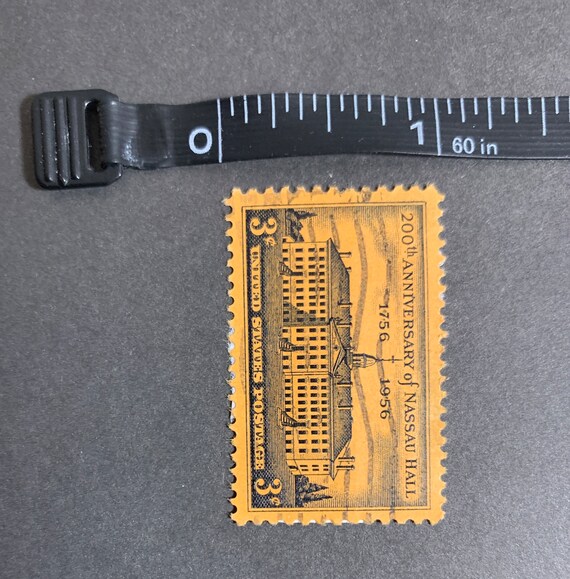 200th Anniversary of Nassau Hall US 3 Cent Used Stamp Single 1756