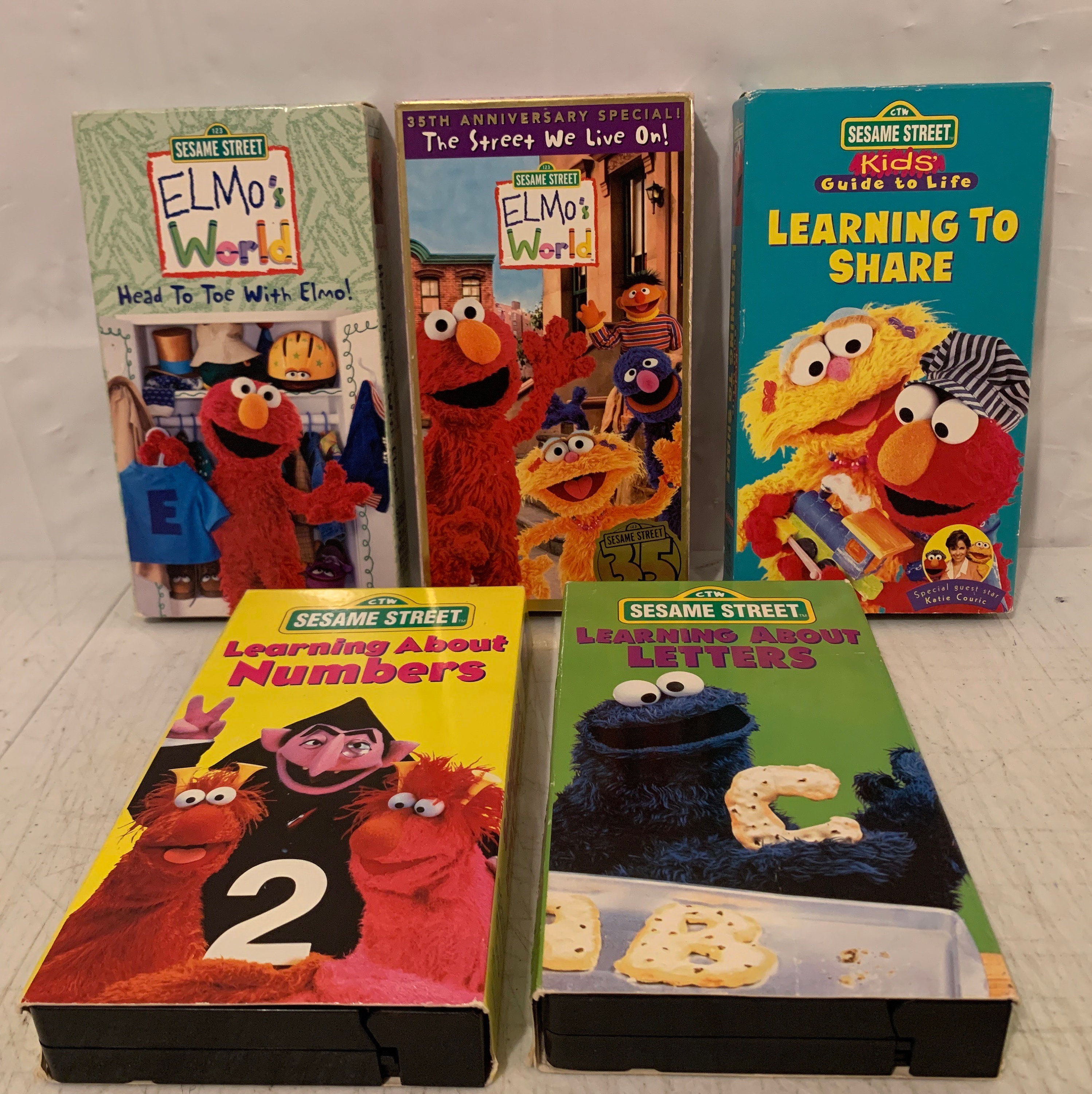 Sesame Street Vhs Lot