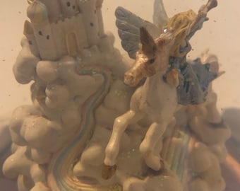 San Francisco Music Box Company Unicorn Rainbow M. Sarnat Rainbow Visions NW1500
