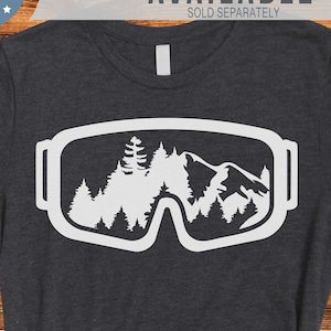 Lunettes de neige SVG Mountain SVG Goggles Svg Snowboard Svg Ski Svg Ordinateur portable Svg Snowboarding Svg Skieur Svg Nature Svg Outdoor Adventure Svg