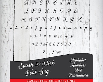 Swish &Flick svg schriftarten schriftarten svg cricut fonts for cricut alphabet svg kalligraphy font font fonts svg cursive handgeschrieben font svg