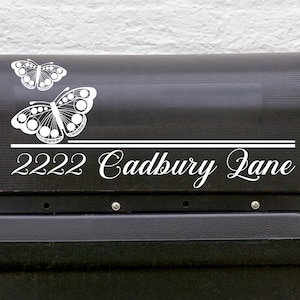 Butterfly Mailbox Decal SVG Mailbox SVG Mailbox Address SVG Mailbox Cut File for Cricut Farm Svg Mailbox Files Mailbox Frame Svg Dxf Png Jpg