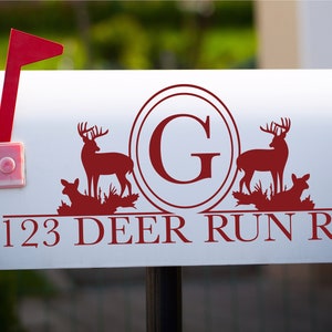 Deer Mailbox Monogram SVG Deer Mailbox Decal SVG Hunting Svg Mailbox Svg Mailbox Name Address SVG Files for Cricut Mailbox Svg Welcome Svg