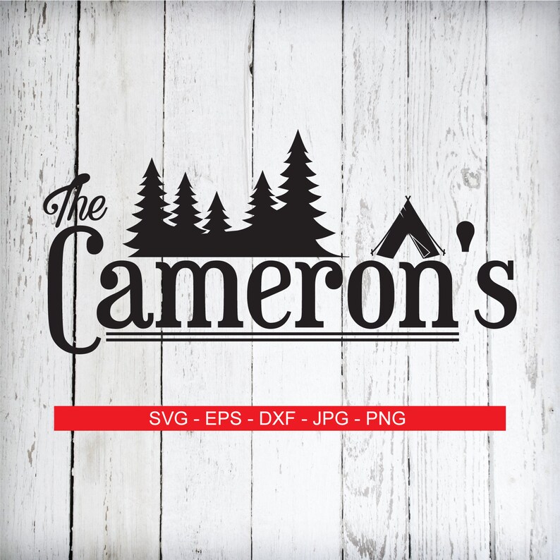 Download Camping SVG Split Monogram SVG Camper SVG Nom de famille ...