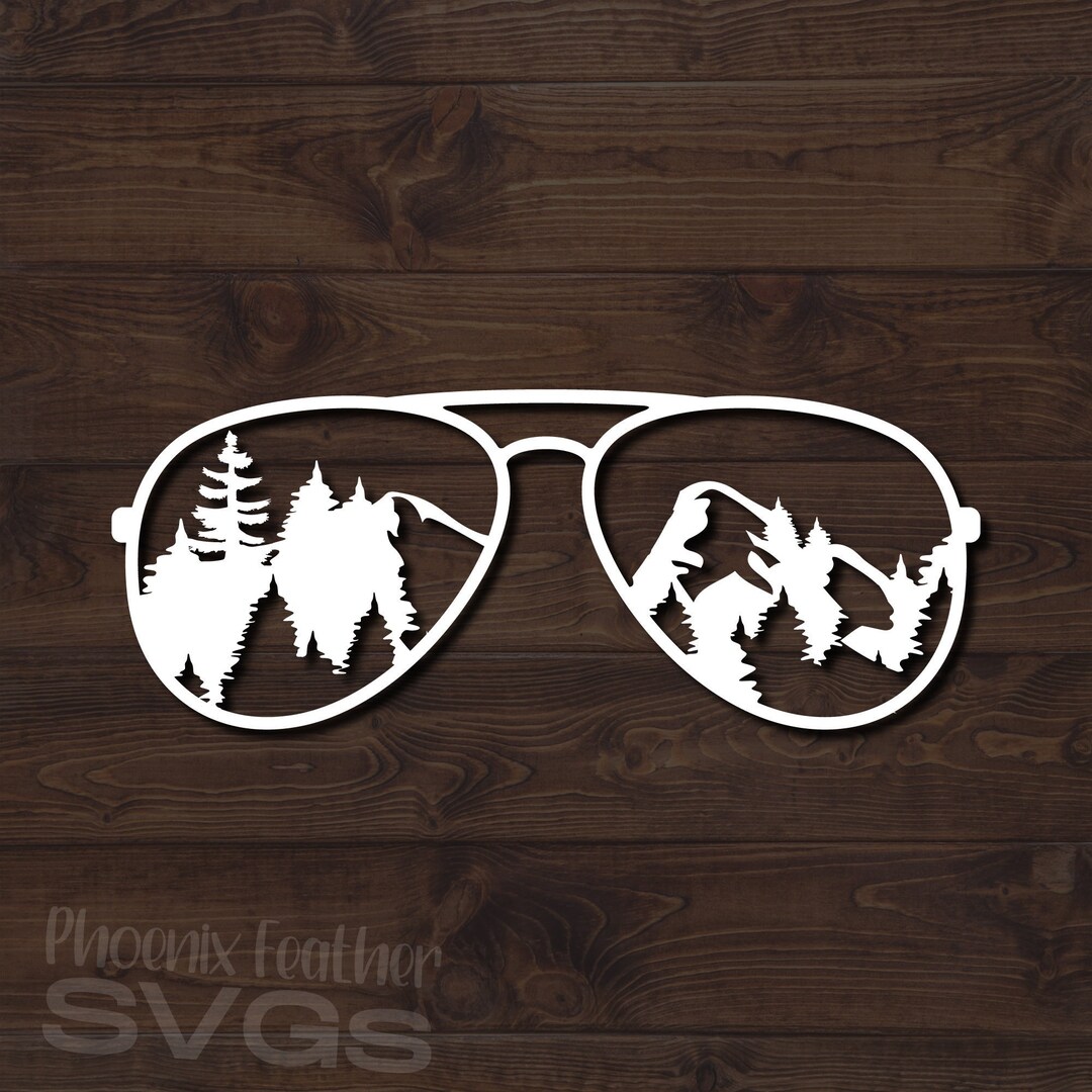 Aviator Sunglasses SVG Aviators Glasses Svg Mountains SVG Svg - Etsy Canada