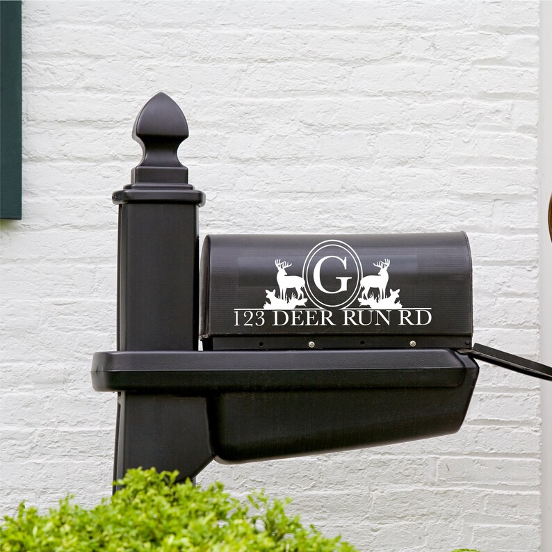 Download Deer Mailbox Monogram SVG Deer Mailbox Decal SVG Hunting ...