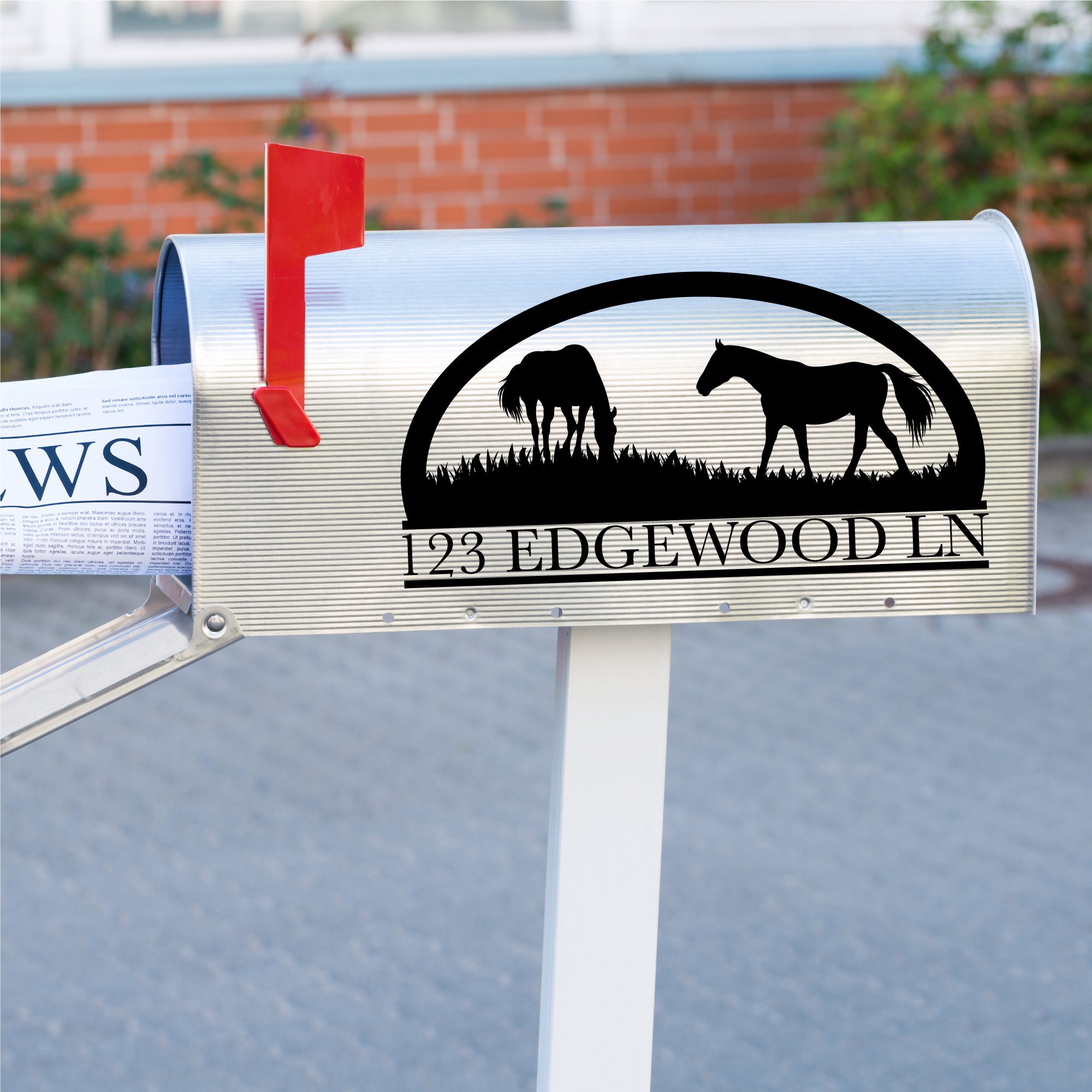 Horse Mailbox Decal SVG Mailbox SVG Mailbox Address SVG Etsy UK