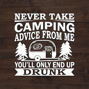 Camping SVG Camping divertido SVG Camping divertido SVG Camping Life Svg Cubo de camping Svg Camping Svg para Cricut Camping Amigos Svg Cortar archivos