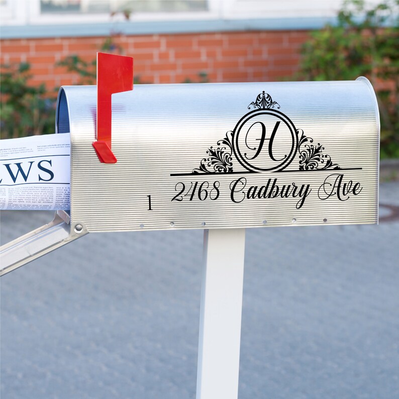 Free Free 220 Mailbox Monogram Mailbox Decal Svg Free SVG PNG EPS DXF File