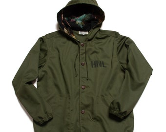 Twill Hoodie Jacket "Olive" / Made in Hawaii U.S.A.