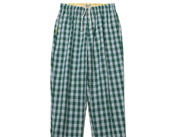 Palaka Easy Pants "Green" / LANI'S General Store / Made in Hawaii U.S.A.