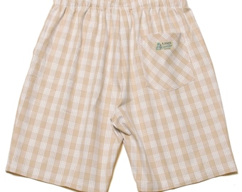 Palaka Walk Shorts ""Sand"" / LANI'S General Store / Made in Hawaii U.S.A."