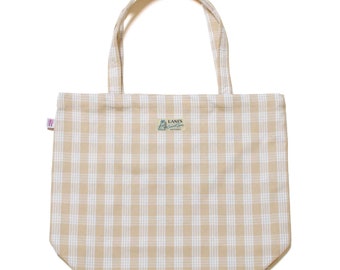 Palaka Tote Bag "Sand" / Made in Hawaii