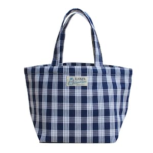 Palaka mini Tote Bag "Navy"