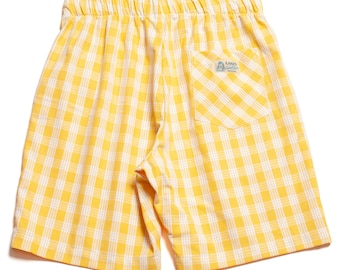 Palaka Walk Shorts "Yellow" / LANI'S General Store /  / Made in Hawaii U.S.A.