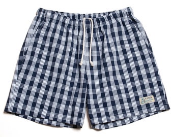 Palaka-short 'marineblauw' / LANI'S General Store / Made in Hawaii, VS
