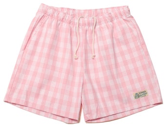 Palaka Shorts "Light Pink" / LANI'S General Store / Made in Hawaii U.S.A.