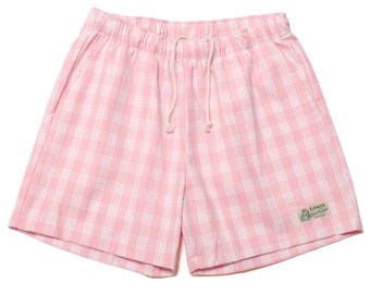 Palaka Shorts ""Pink"" / LANI'S General Store / Made in Hawaii U.S.A."