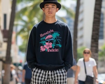 Palaka-wandelbroek 'zwart' / LANI'S General Store / Made in Hawaii, VS