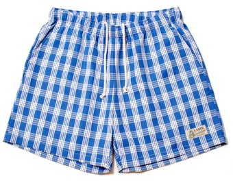 Palaka Shorts "Blue" / LANI'S General Store / Made in Hawaii U.S.A.