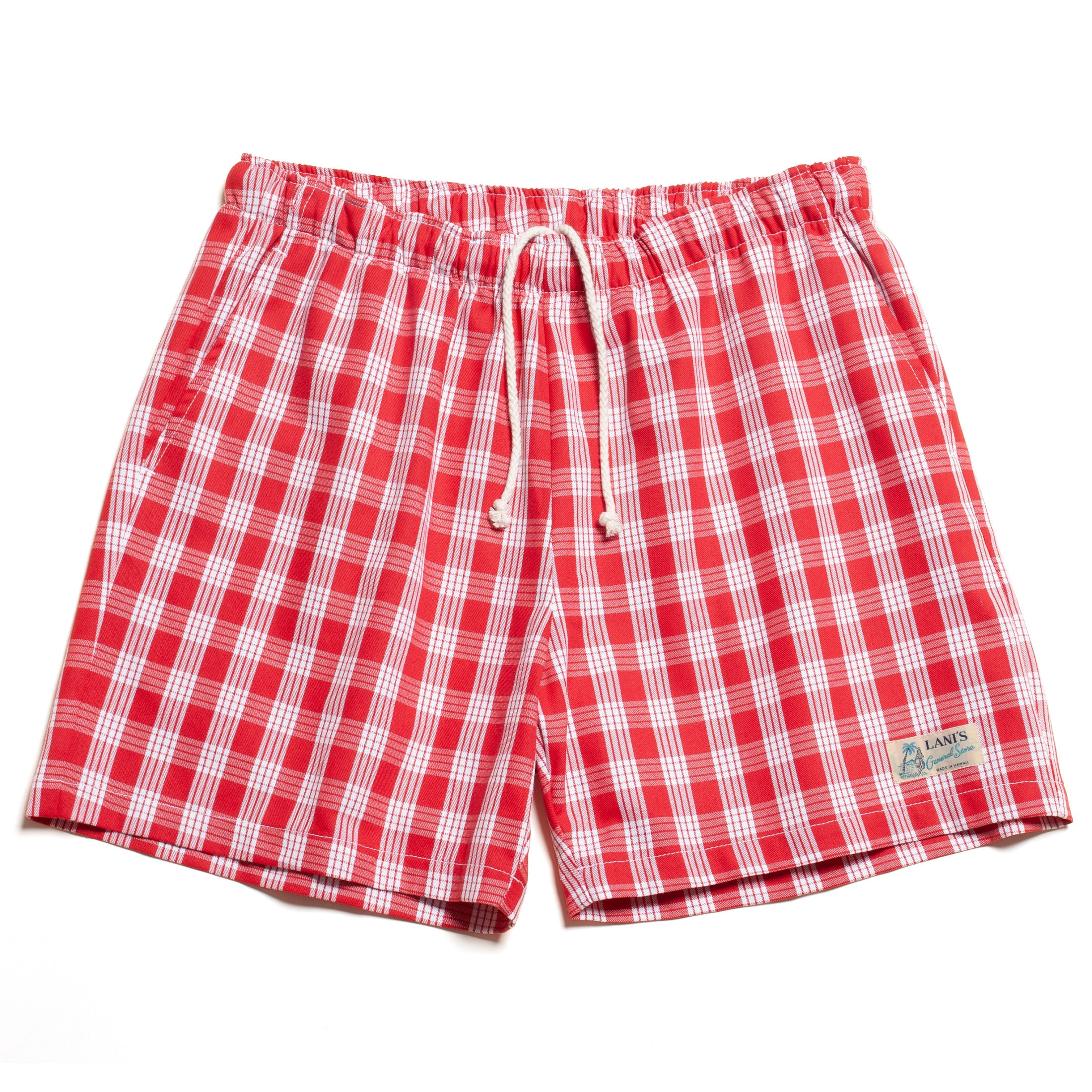 Red Hawaiian Shorts - Etsy