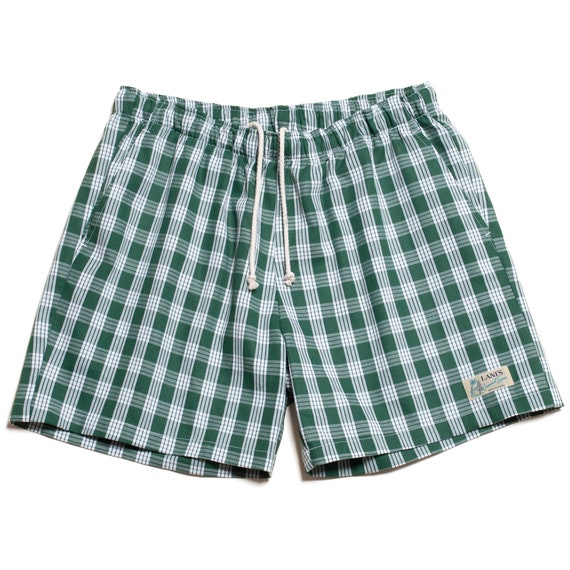 Short Length Palaka Shorts green / LANI'S | Etsy