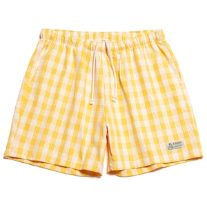Palaka Shorts Yellow / LANI'S General Store / Made in Hawaii U.S.A. image 1