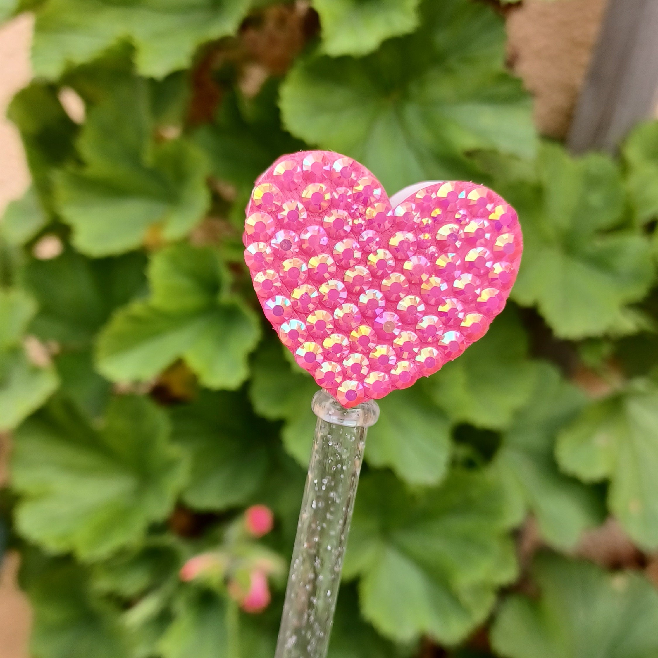 Straw Tips Cover Reusable Straw Toppers Kawaii Heart - Temu