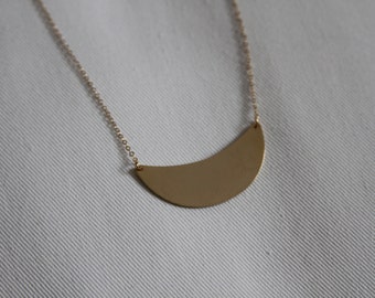 Half moon necklace