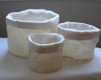 Fundas de maceta Natural Fabric