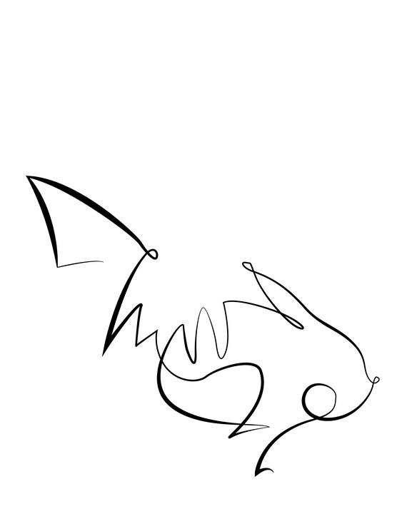 Pokemon Images Cute Pokemon Black And White Drawing