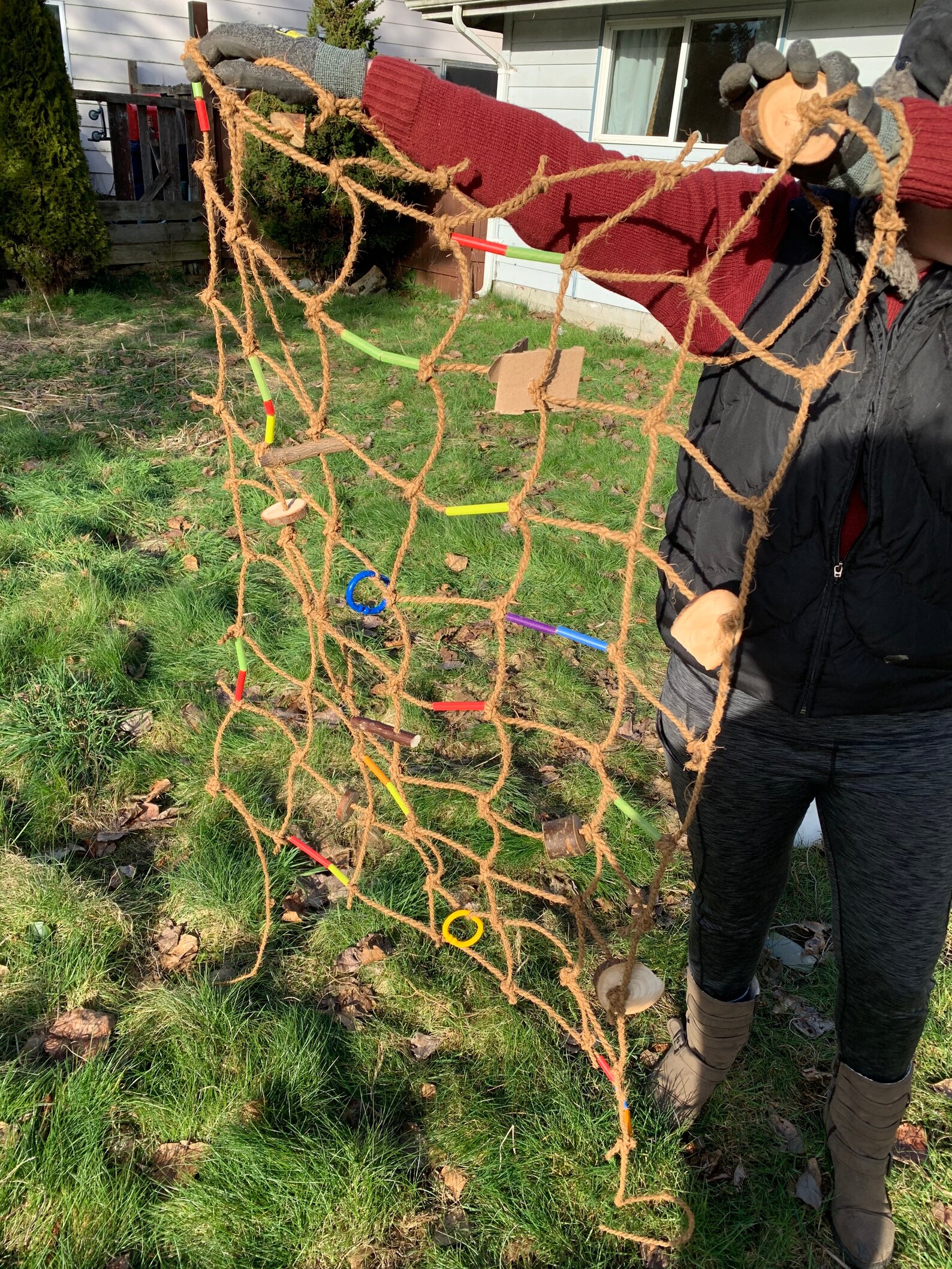 Rope Climbing Cargo Net for Birds Squirrels Sugar Gliders. Etsy