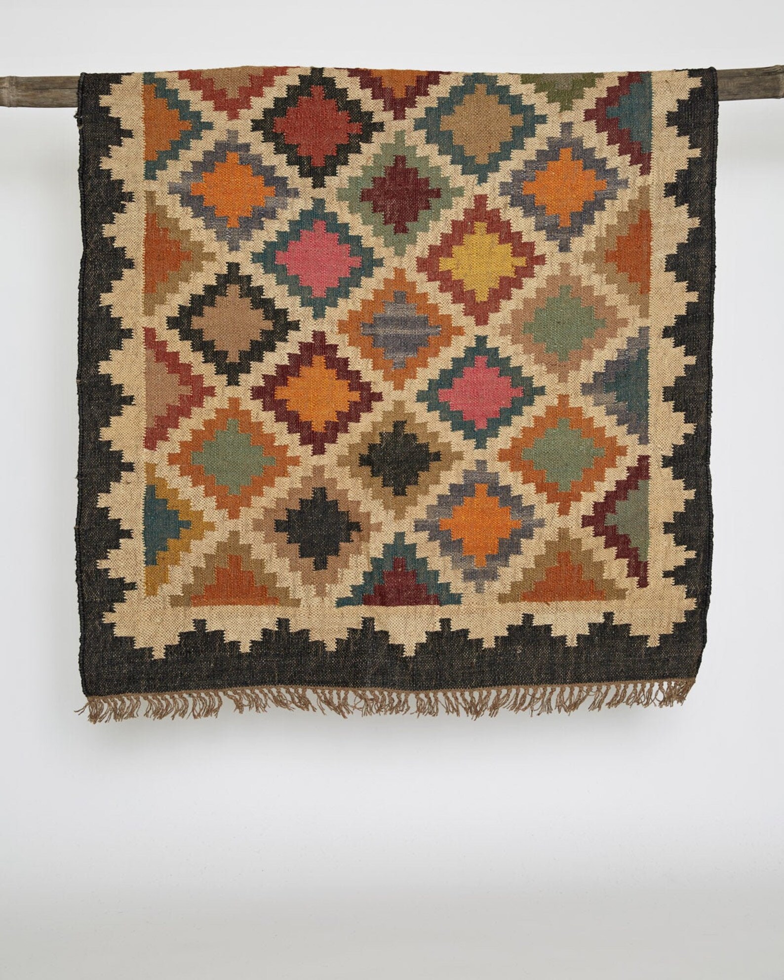 Wool & Jute Kilim Handwoven Dhurrie Rug Etsy