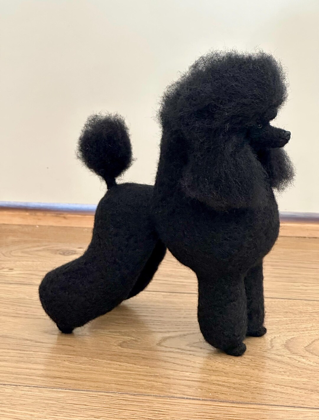 Black poodle sculpture - Etsy 日本