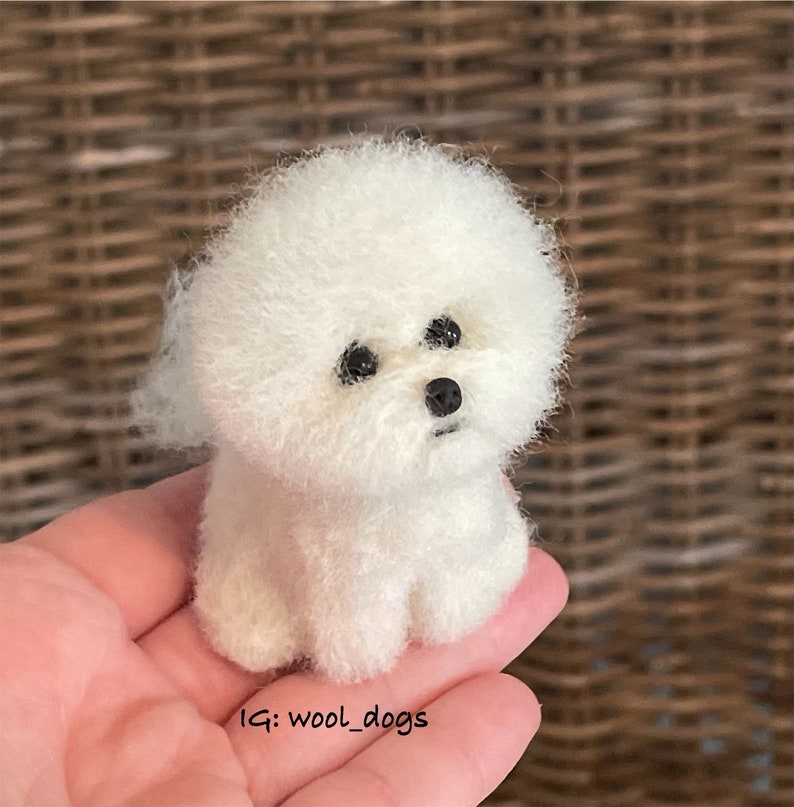 Mini Bichon Frise sculpture image 7