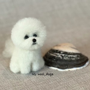 Mini Bichon Frise sculpture image 2