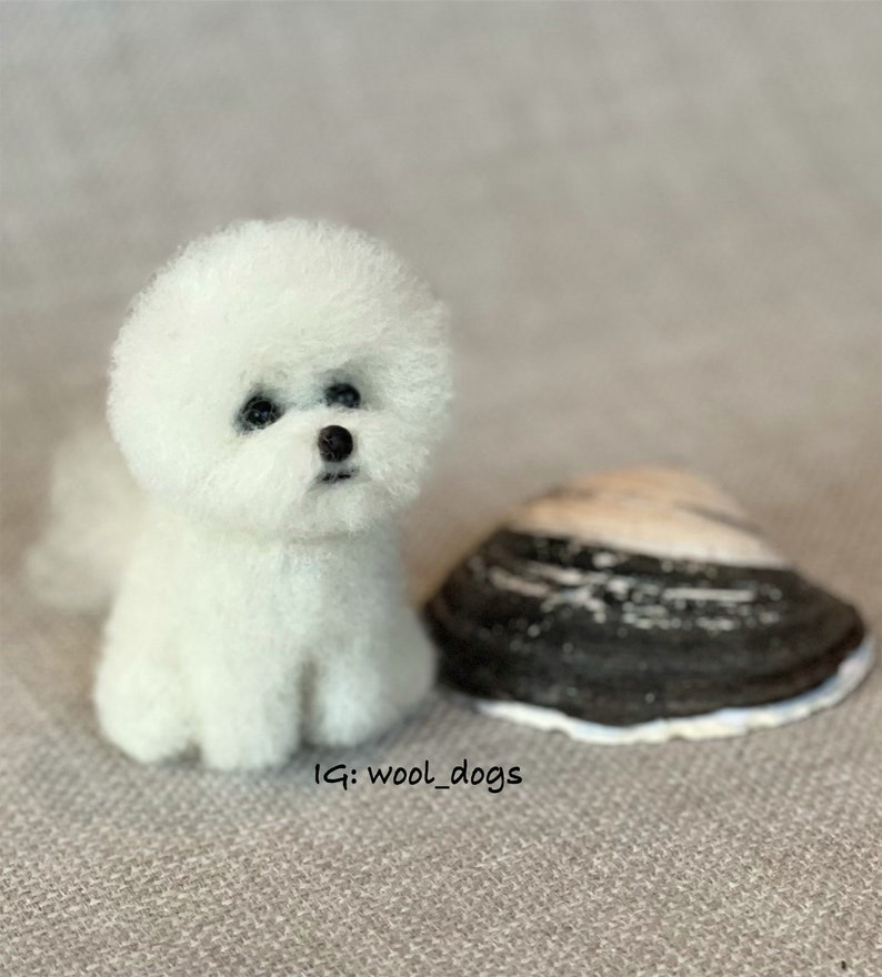 Mini Bichon Frise sculpture image 2