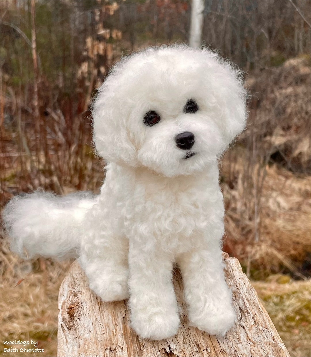 Custom made needle felted Bichon Frise - Etsy 日本