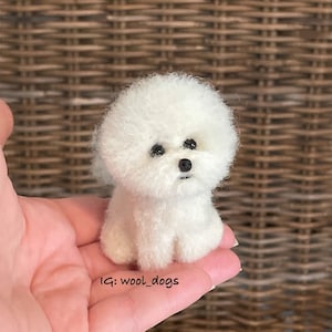 Mini Bichon Frise sculpture image 8