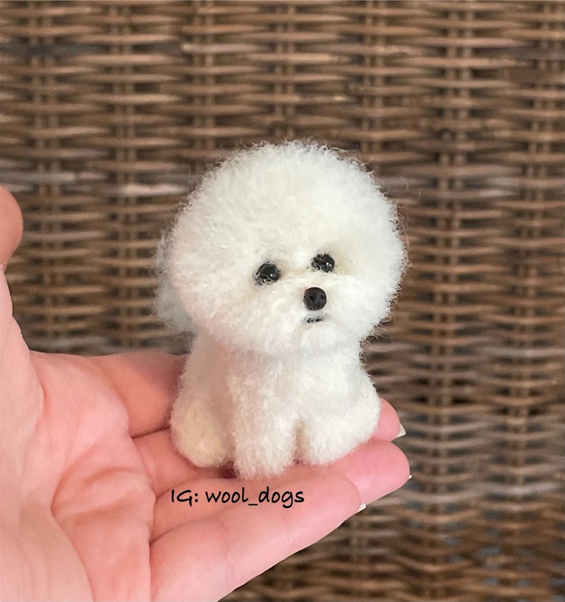 Mini Bichon Frise sculpture image 8