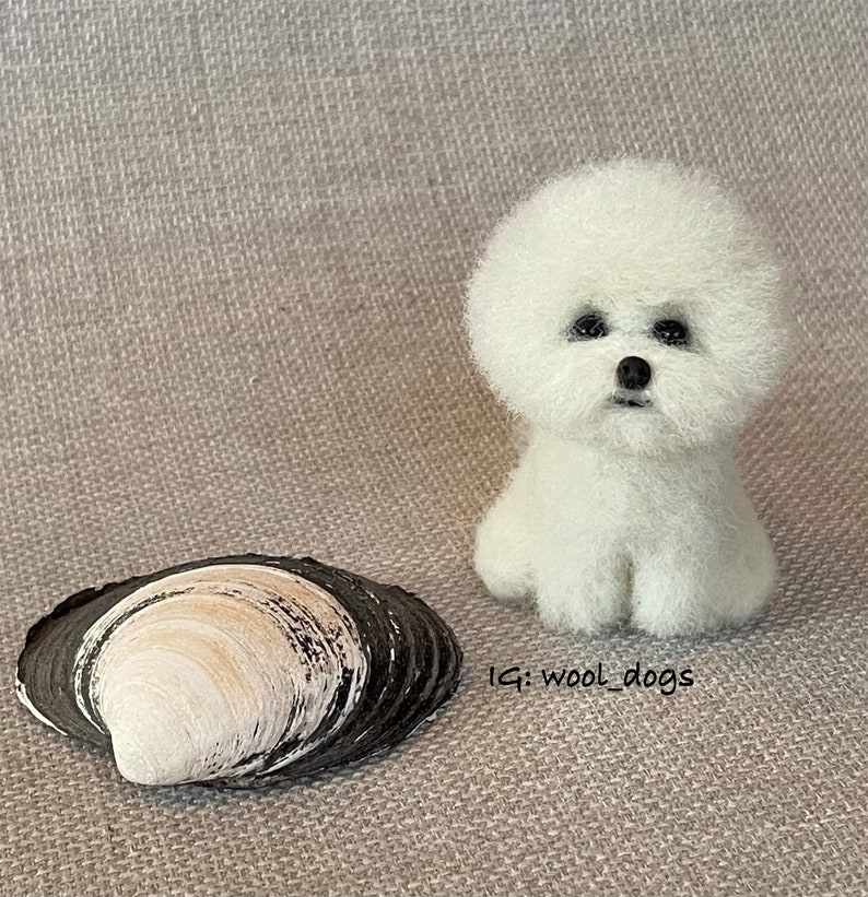 Mini Bichon Frise sculpture image 5