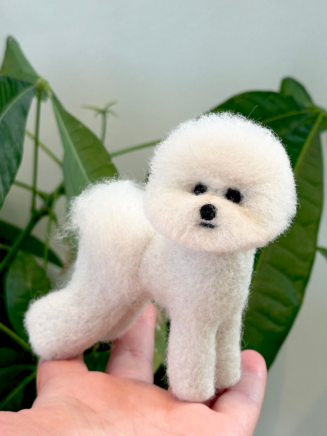 Bichon Frise Sculpture. 10cm/3.9 Inches - Etsy