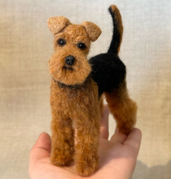 1x Welsh Terrier Sculpture, 11-13 Cm - Etsy