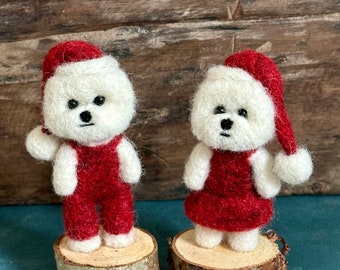 Bichon Frise Christmas ornament