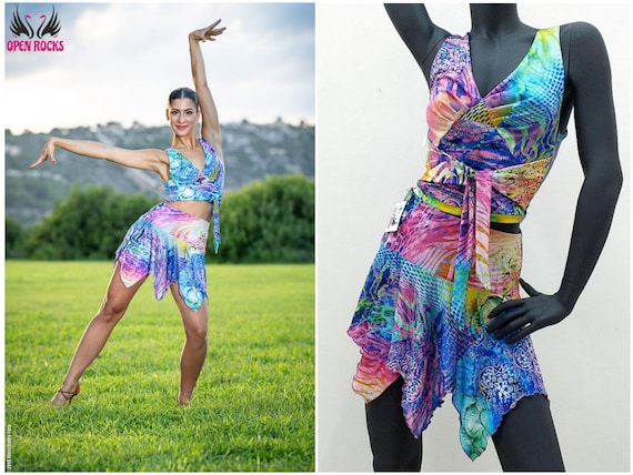 Caribbean Skirt and Tops for Caribbean Dances and Latin Dances