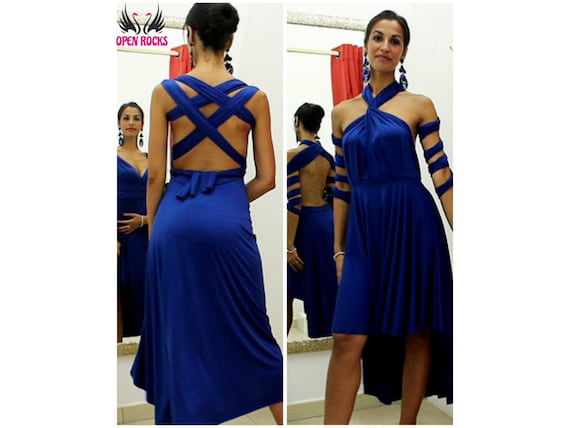 Versatile Asymmetric Dress, Infinity Dress: Convertible